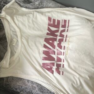 Spiritual Gangster Red Tank with Pink Print